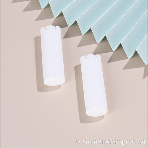 Tub de balsam de buze alb oval 4.5g